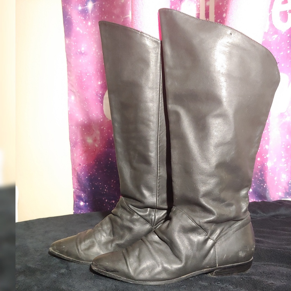 Vintage Leather Riding Boots Rio